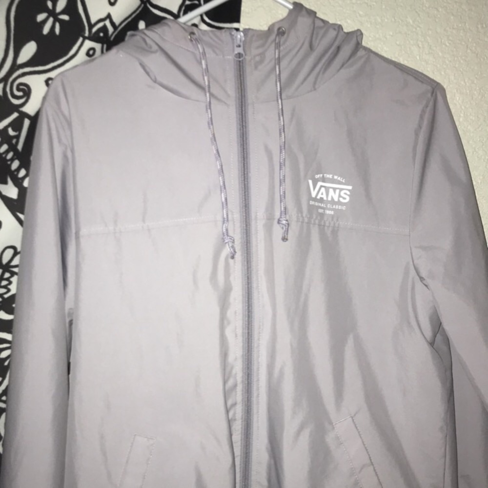 Lavender vans windbreaker